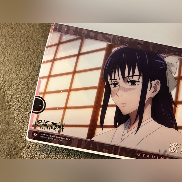 Jujutsu Kaisen Clear Visual Plastic Poster Utahime Iori Anime Japan Exclusive - Picture 4 of 8